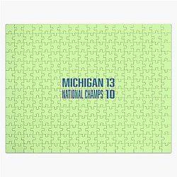 Michigan National Champions 2023 Apparel Limited Edition Puzzle