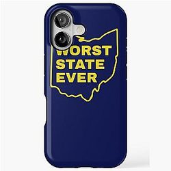 Worst State Ever Michigan iPhone Tough Case
