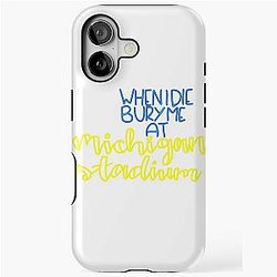 Michigan Stadium iPhone Case