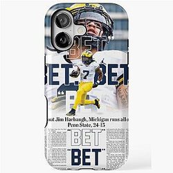 The Michigan Daily Front Cover Michigan vs Penn State iPhone Case