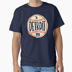 Detroit Michigan Script Design Classic T-Shirt