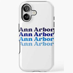 Ann Arbor Michigan iPhone Tough Case