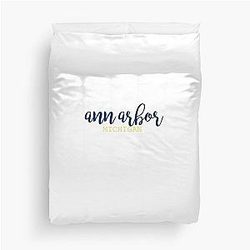 University of Michigan Ann Arbor MI Duvet Cover