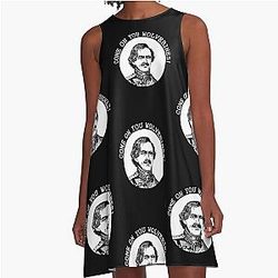 George Armstrong Custer Michigan Come You Wolverines A-Line Dress