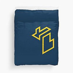 Isometric University of Michigan Duvet Cover
