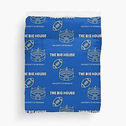 Michigan Football Stadium Duvet Cover