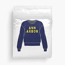 Michigan Duvet Cover Sweatshirt
