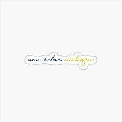 Ann Arbor Michigan Sticker