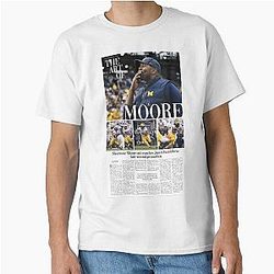 Michigan Daily Sports Monday Classic (The Art of Moore) T-Shirt