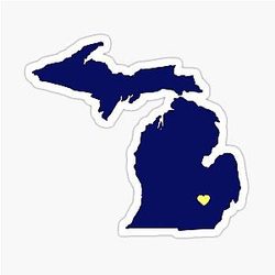 Ann Arbor Michigan Sticker