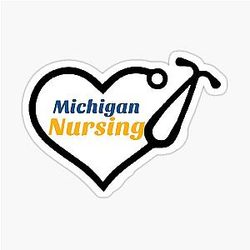 University of Michigan Nursing Sticker