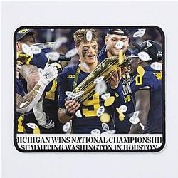 The Michigan Daily Front Cover 11024 Michigan vs Washington National Championship Game Mouse Pad