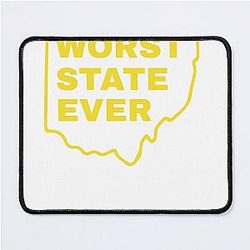 Worst State Ever Michigan Fan Mousepad