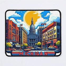 Campus Chronicles: Michigan Daily Apparel Mouse Pad