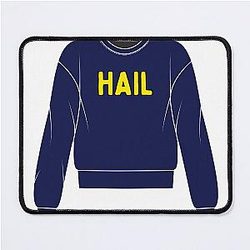 Michigan Sweatshirt Mouse Pad