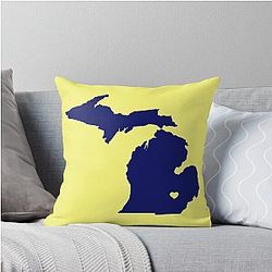 Michigan Throw Pillow