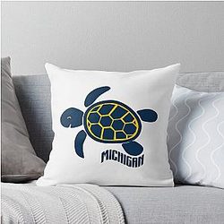 University of Michigan Throw Pillow