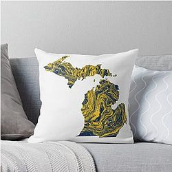 Michigan Throw Pillow