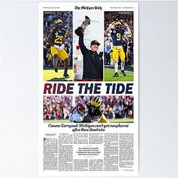 The Michigan Daily Sports Monday Poster