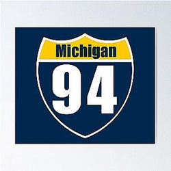 Michigan Interstate Sign 94