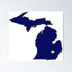 Ann Arbor Michigan Poster