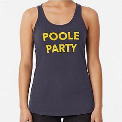 Poole Michigan Basketball Jersey Racerback Tank Top