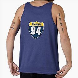 Michigan Interstate Sign 94 Tank Top
