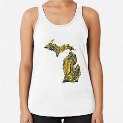 Michigan Racerback Tank