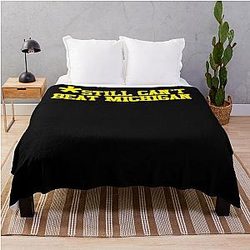 Still Can't Beat Michigan Throw Blanket