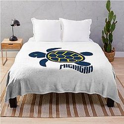 University of Michigan Throw Blanket
