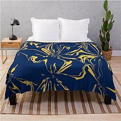 Ann Arbor Michigan Football Throw Blanket