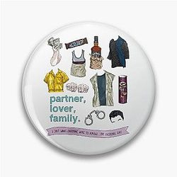 Mickey Milkovich Flatlay Color Pin