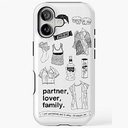 Mickey Milkovich Flatlay Design iPhone Tough Case
