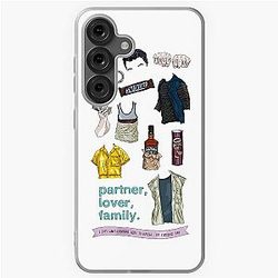 Mickey Milkovich Flatlay color Samsung Galaxy Soft Case