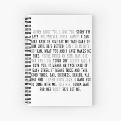 Mickey Milkovich Spiral Notebook