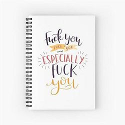 Especially F You - Mickey Milkovich Spiral Notebook