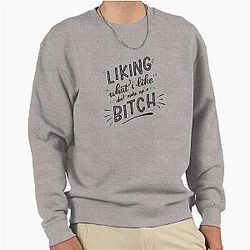 Liking Mickey Milkovich black Pullover Sweatshirt
