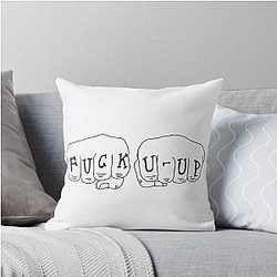 Mickey Milkovich F U Up Throw Pillow