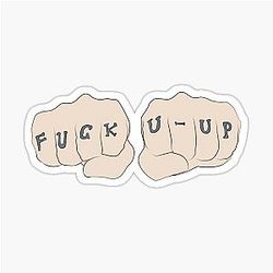 Mickey Milkovich fu ck up tattoo sticker