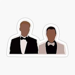 Mickey Milkovich Ian Gallagher Wedding Sticker
