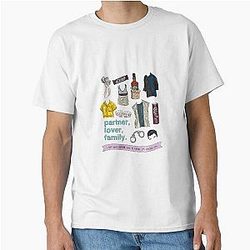 Mickey Milkovich Flatlay Classic T-Shirt