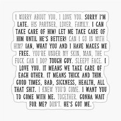 Mickey Mouse Milkovich quotes Sticker