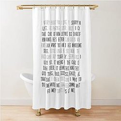 Mickey Miller quotes Shower Curtain
