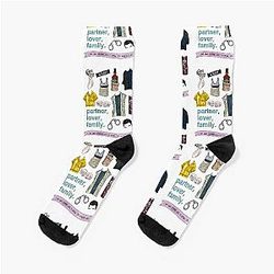 Mickey Milkovich Flatlay Color Socks