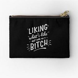 Liking Mickey Mickey Milkovich White Zipper Pouch