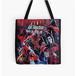 Retro Vintage Over Print Tote Bag