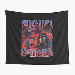Miguel O'Hara Across The Spider-Verse Spider 2099 Shirt Oscar Isaac Fan Art Avengers Superhero Birthday Gift Tapestry