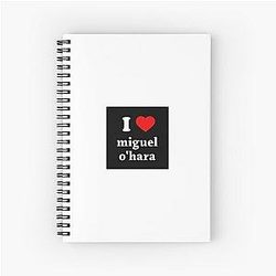 I love Miguel o Hara Spiral Notebook