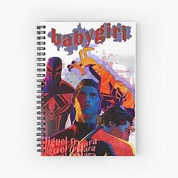 Miguel O'Hara Babygirl - Across the Spider-Verse Spider-man 2099 Spiral Notebook