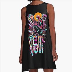 Miguel O'Hara Spider-Verse A-Line Dress